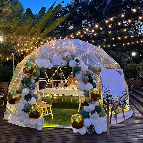 景点星空透明泡泡屋 节假日活动装饰帐篷 厂家可上门安装