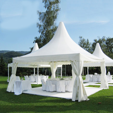 欧式活动婚礼尖顶帐篷厂家防紫外线篷布设计
